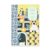 Picture of Midori B6 YURU LOG Notebook - CatPatterns