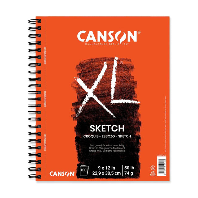 Picture of Canson XL Sketch Pad 9x12 - Orange