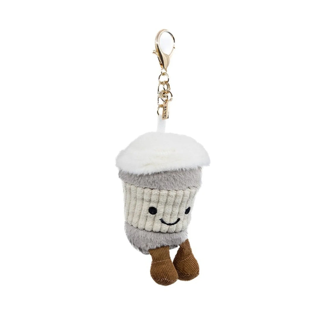 Picture of Plush Coffee Charm - White
