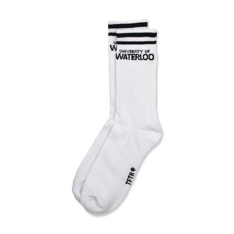 Picture of UWaterloo Stay Warm Socks by Toques From The Heart Colour: White