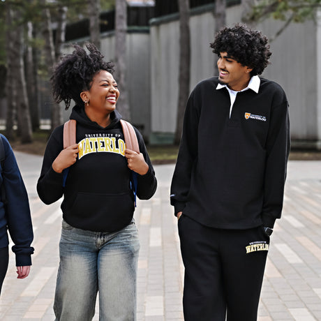 Picture of UWaterloo Collegiate Rugby Shirt - Black