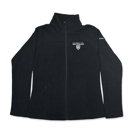 Picture of UWaterloo Columbia Give And Go II Fitted Fleece Full Zip Jacket - Black