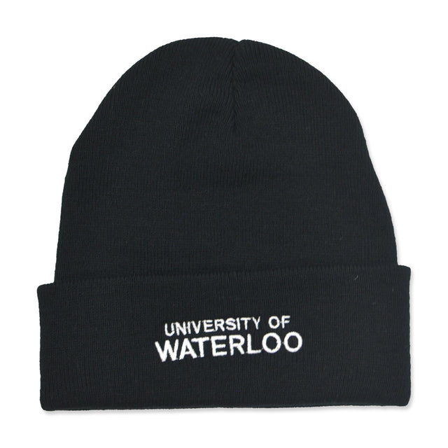 Picture of UWaterloo Cuffed Toque - Black