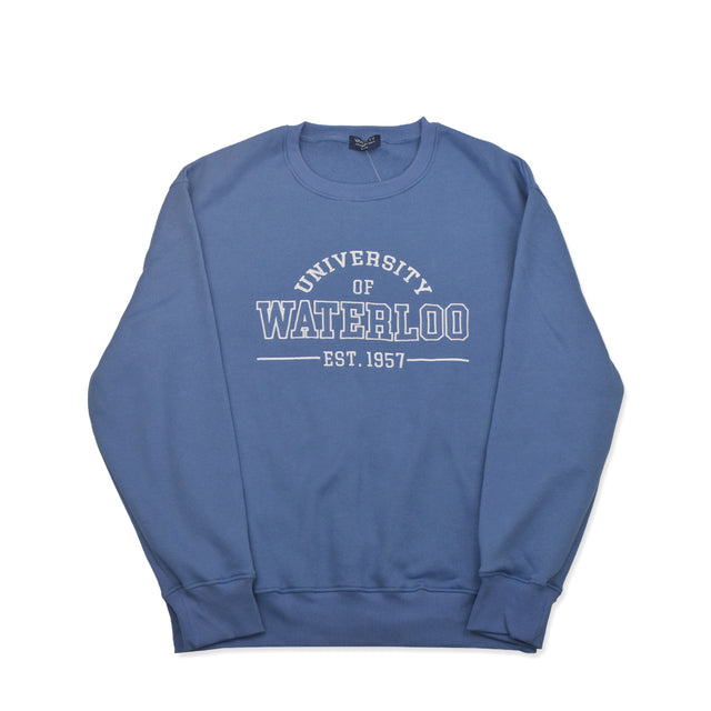 Picture of UWaterloo Varsity Crewneck - Dark Blue