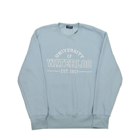Picture of UWaterloo Varsity Crewneck - Light Blue