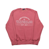 Picture of UWaterloo Varsity Crewneck - Pink