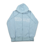 Picture of UWaterloo Varsity Full Zip Hoodie - Light Blue