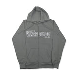 Picture of UWaterloo Varsity Full Zip Hoodie - Dark Grey