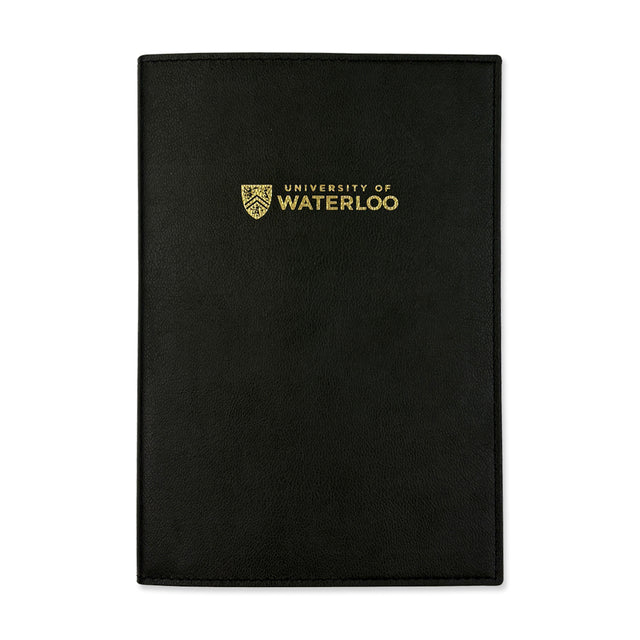 Picture of UWaterloo Lined Notebook - Black