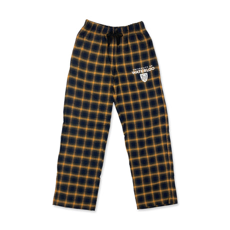 Picture of UWaterloo Plaid Pants - GoldAndBlack