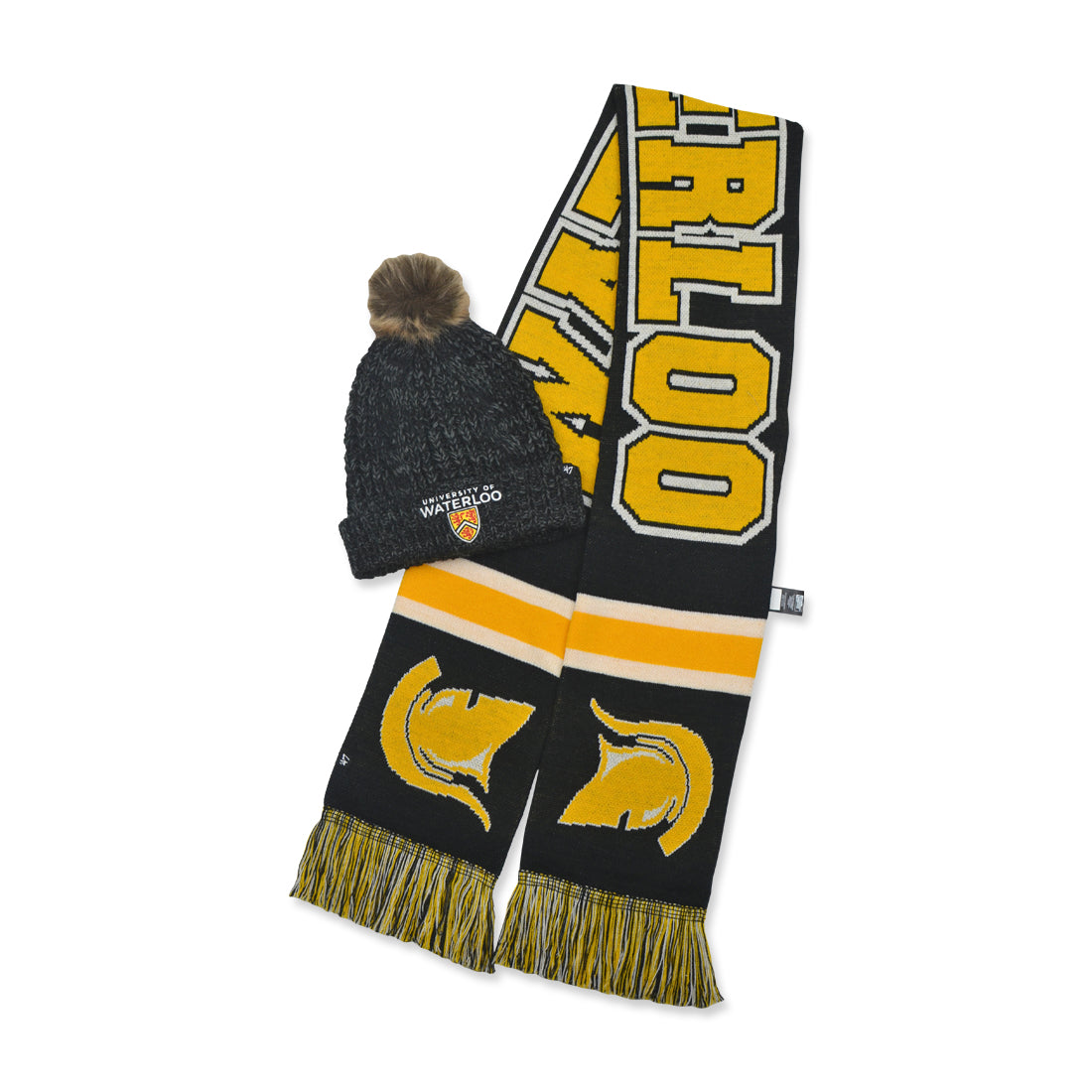 Picture of Winter Bundle: 47 Brand Scarf + Toque - Black