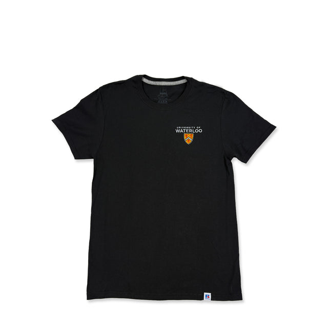 Picture of UWaterloo Embroidered Crested Tee - Black