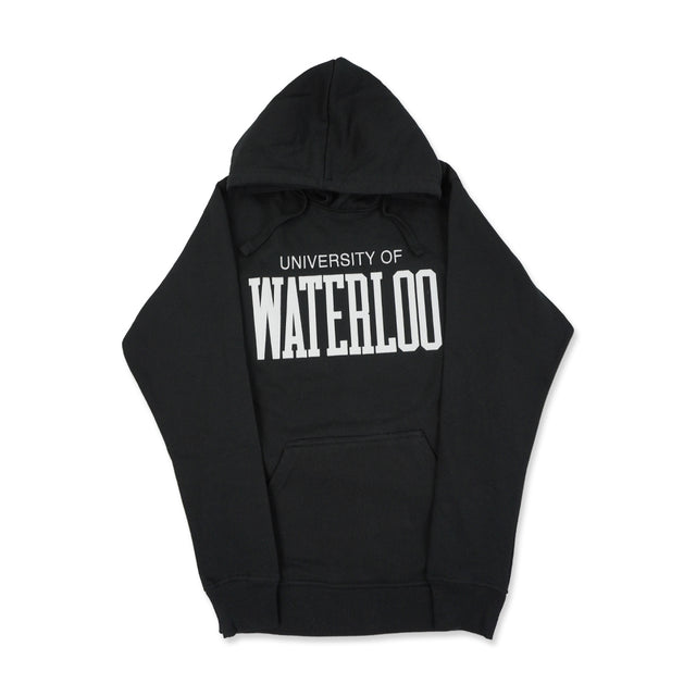 Picture of UWaterloo Essentials Twill Hoodie - Black