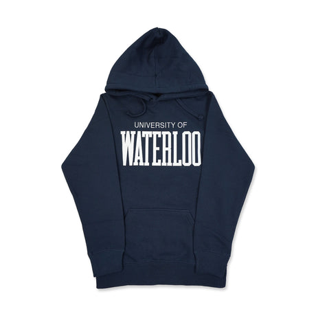 Picture of UWaterloo Essentials Twill Hoodie - Dark Blue