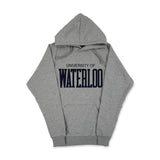 Picture of UWaterloo Essentials Twill Hoodie - Grey