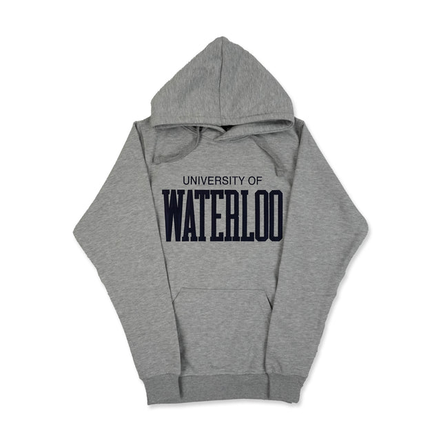 Picture of UWaterloo Essentials Twill Hoodie - Grey