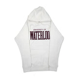 Picture of UWaterloo Essentials Twill Hoodie - White