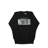 Picture of UWaterloo Essentials Twill Crewneck - Black