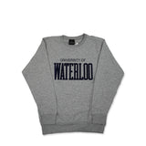 Picture of UWaterloo Essentials Twill Crewneck - Grey