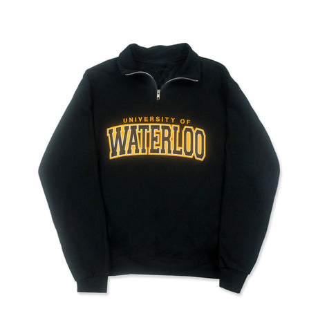 Picture of UWaterloo 3 Colour Twill 1/4 Zip