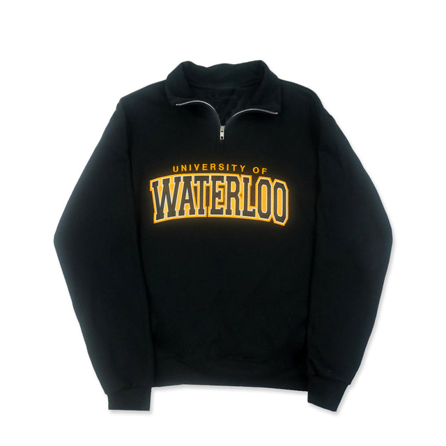 Picture of UWaterloo 3 Colour Twill 1/4 Zip