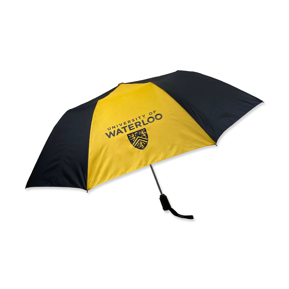 Picture of UWaterloo Black + Gold Umbrella