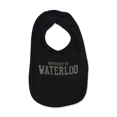 Picture of UWaterloo Baby Bib - Black