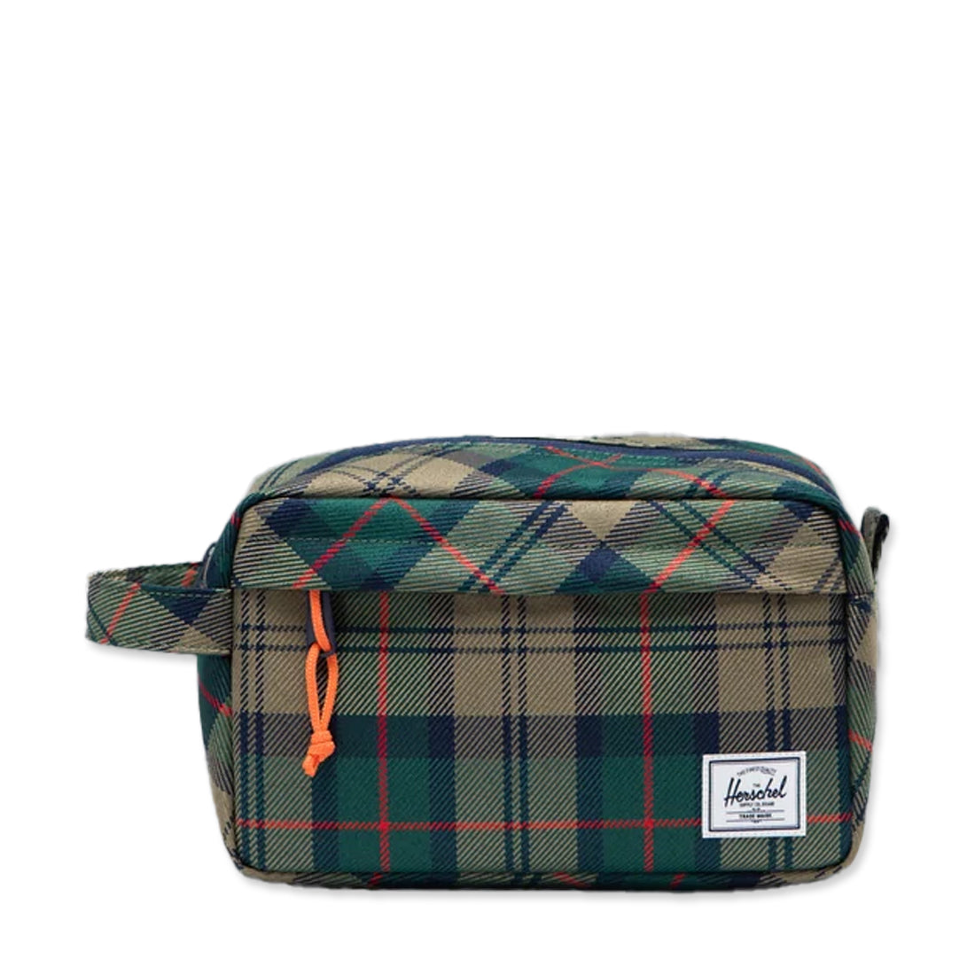 Picture of Herschel Plaid Chapter Travel Kit - Eden