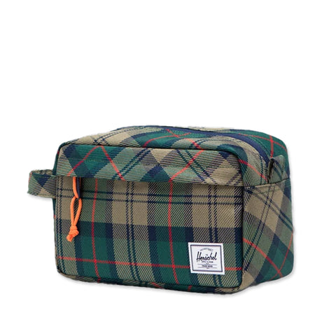 Picture of Herschel Plaid Chapter Travel Kit - Eden