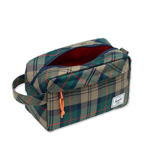 Picture of Herschel Plaid Chapter Travel Kit - Eden