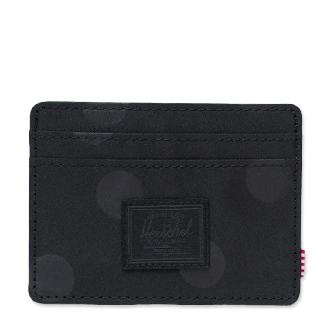 Picture of Herschel Charlie Polka Dot Black Tonal Cardholder - PolkaDotBlackTonal