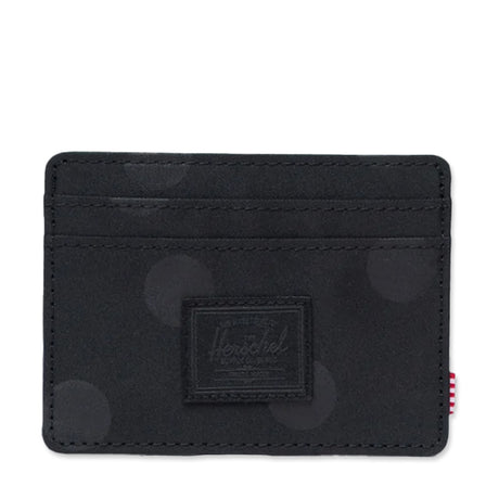 Picture of Herschel Charlie Polka Dot Black Tonal Cardholder - PolkaDotBlackTonal