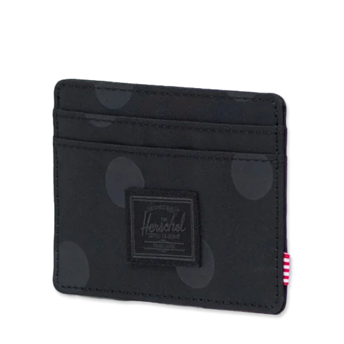 Picture of Herschel Charlie Polka Dot Black Tonal Cardholder - PolkaDotBlackTonal