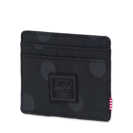 Picture of Herschel Charlie Polka Dot Black Tonal Cardholder - PolkaDotBlackTonal