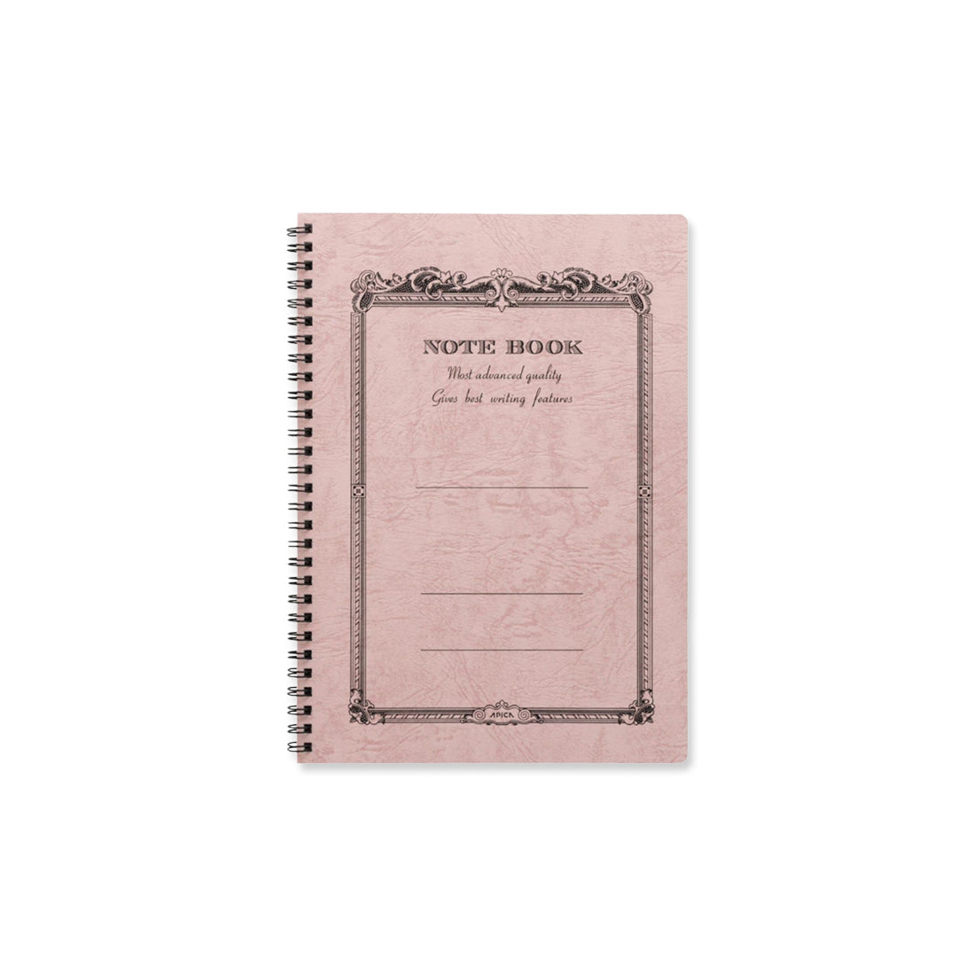 Picture of Apica C. D. Twin Ring A6 Notebook - Peach