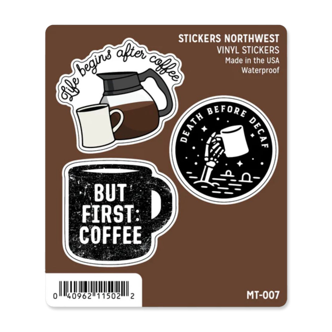 Picture of Mini Trio Stickers - Coffee