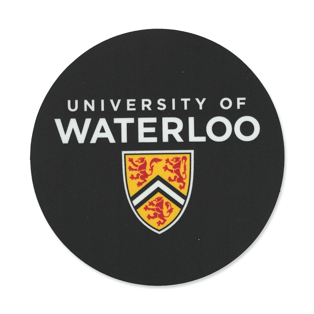 Picture of UWaterloo Round Sicker - Black