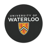 Picture of UWaterloo Round Sicker - Black