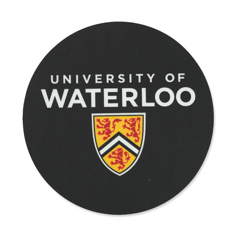 Picture of UWaterloo Round Sicker - Black