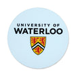 Picture of UWaterloo Round Sicker - White