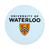 Picture of UWaterloo Round Sicker - White