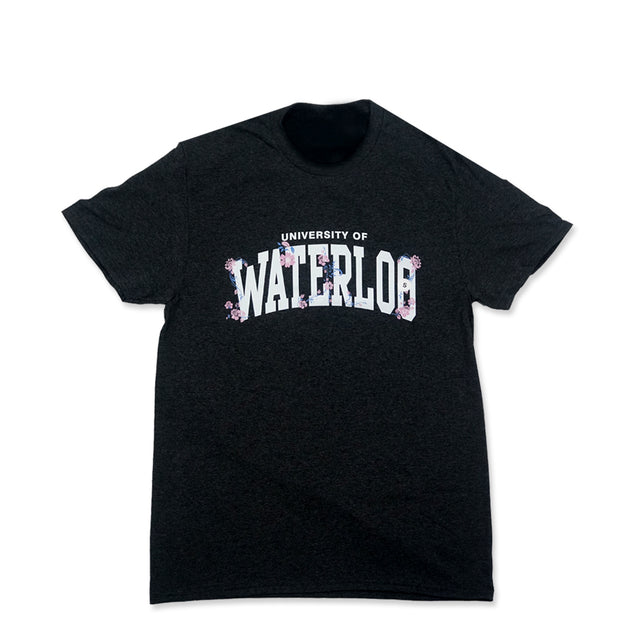 Picture of UWaterloo Spring Flower Tee - Black