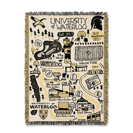 Picture of UWaterloo Julia Gash Woven Blanket