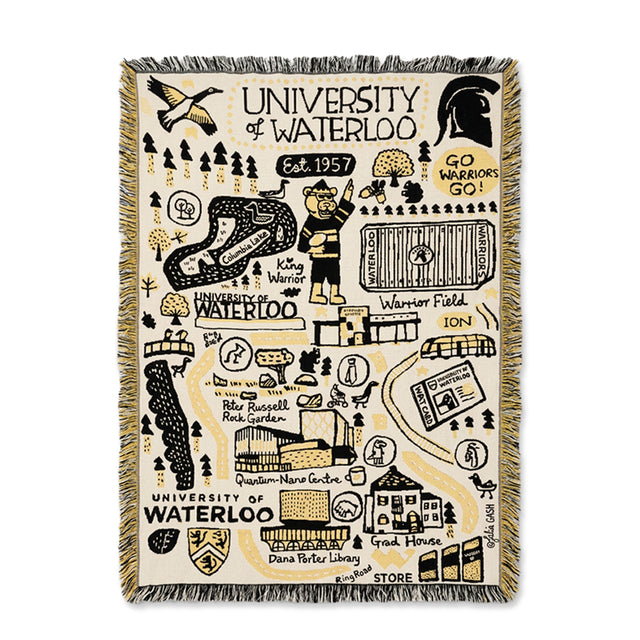 Picture of UWaterloo Julia Gash Woven Blanket