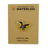Picture of The Hat Tile Collection Acrylic Pin - UWaterloo