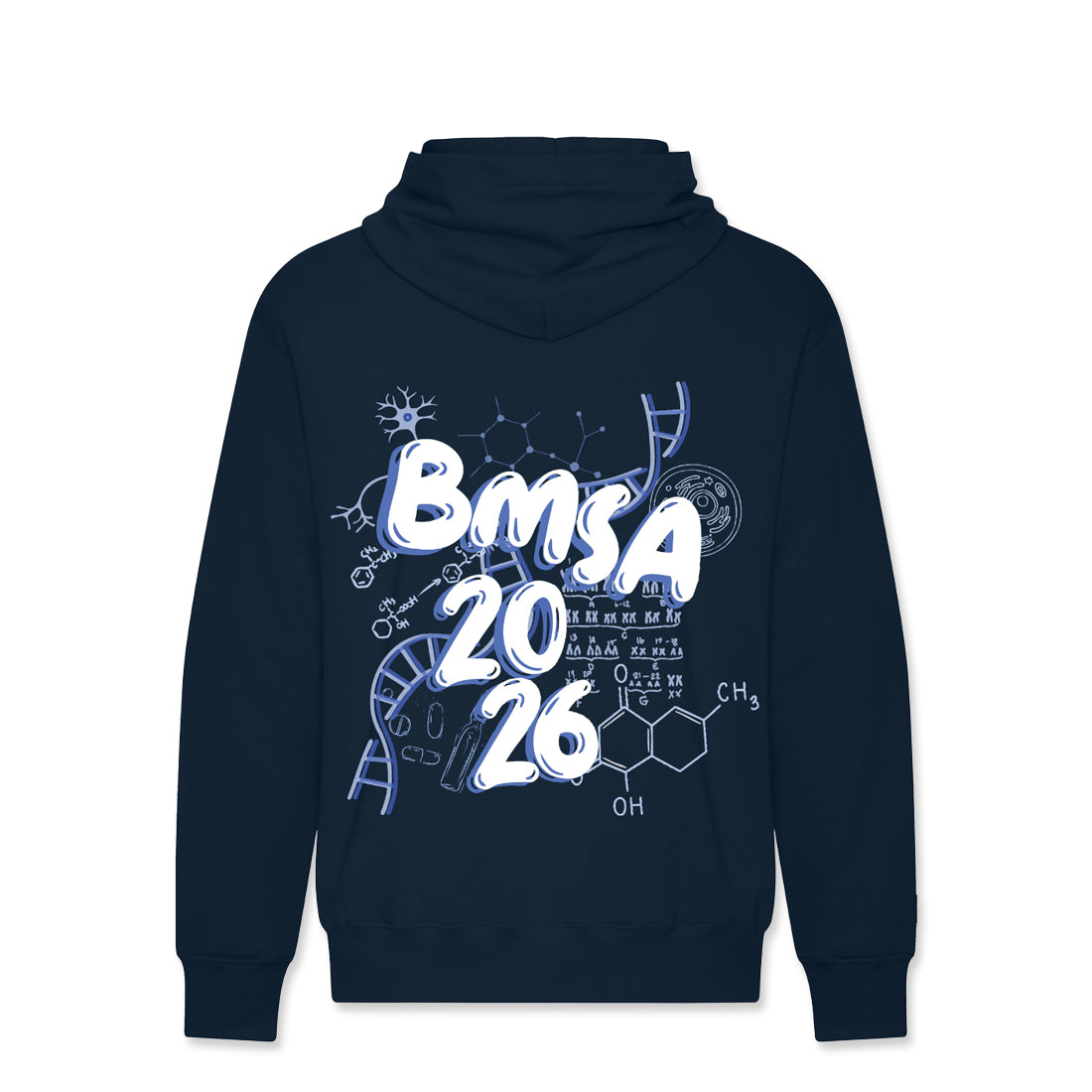 Picture of Bio-Med Science Hoodie with Sleeve Embroidery
