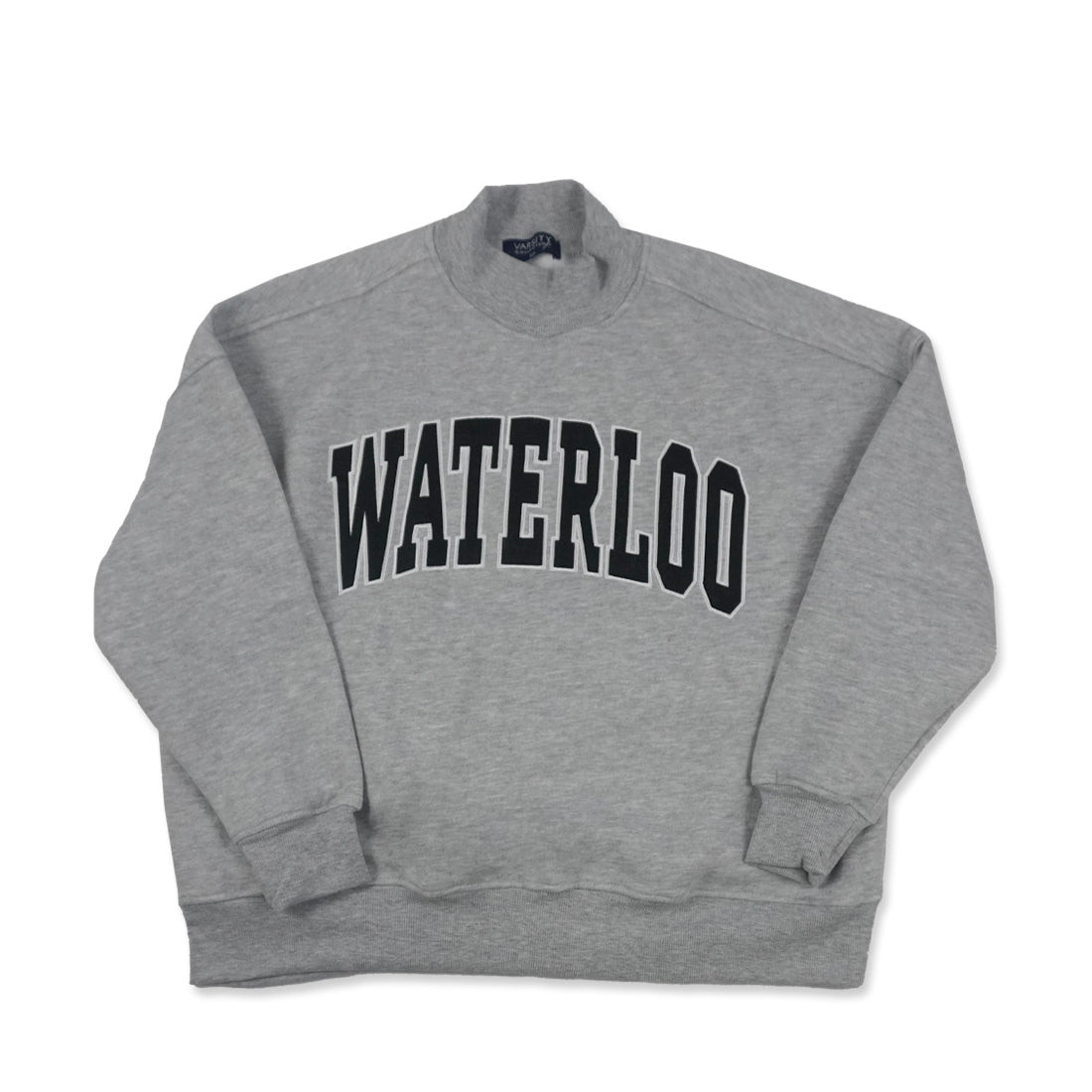 Picture of UWaterloo Mock Crewneck - Grey