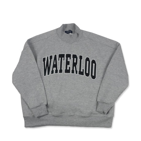 Picture of UWaterloo Mock Crewneck - Grey