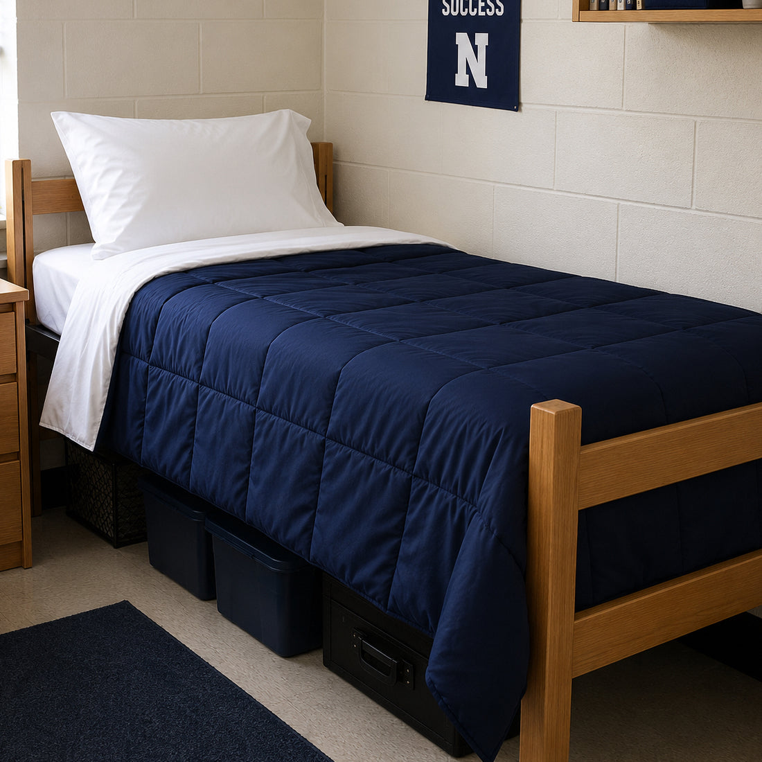 Picture of Twin Comforter - Dark Blue