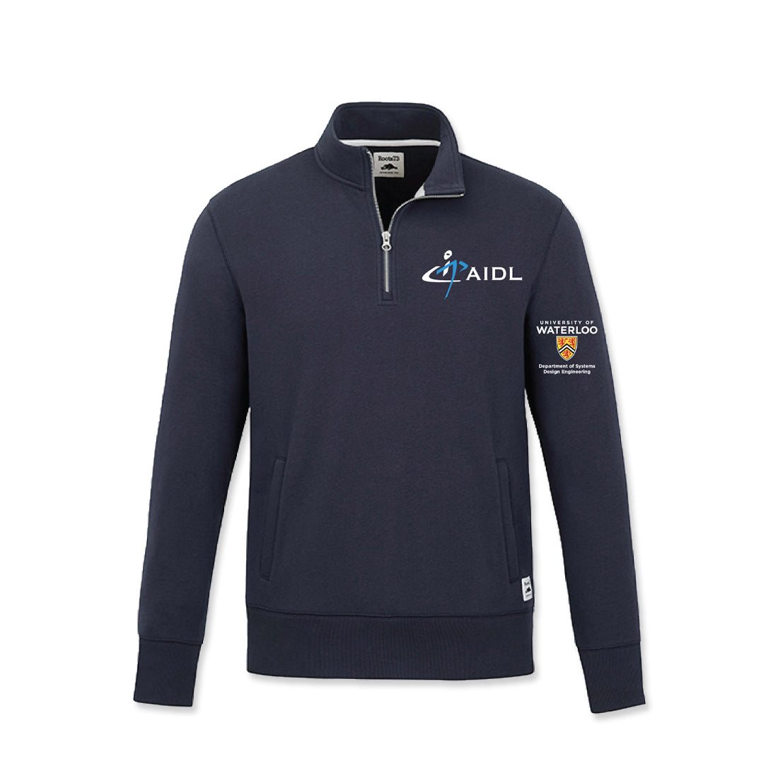 Picture of Advanced Interface Design Lab (AIDL) Quarter-Zip Unisex Fit - Navy